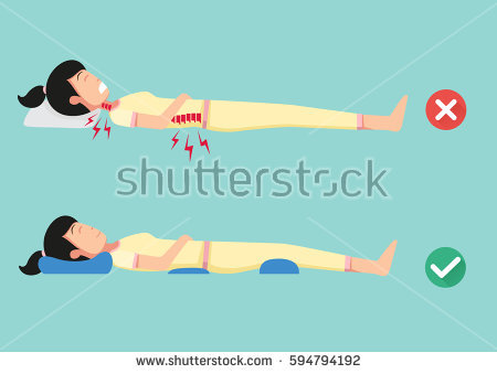 stock-vector-orthopedic-pillows-for-a-comfortable-sleep-and-a-healthy-posture-best-and-worst-positions-for-594794192.jpg