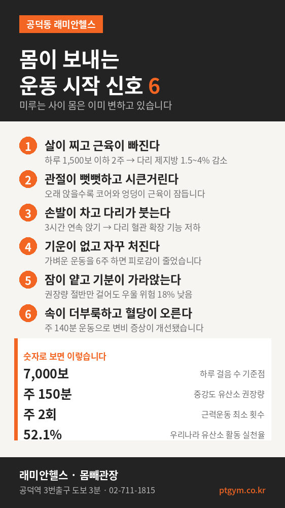 도화 PT 헬스 | 여름 내내 안 움직였다면, 몸이 먼저 신호를 보냅니다 - 공덕동 헬스장 현장 기록 - 1 - 20260915000606