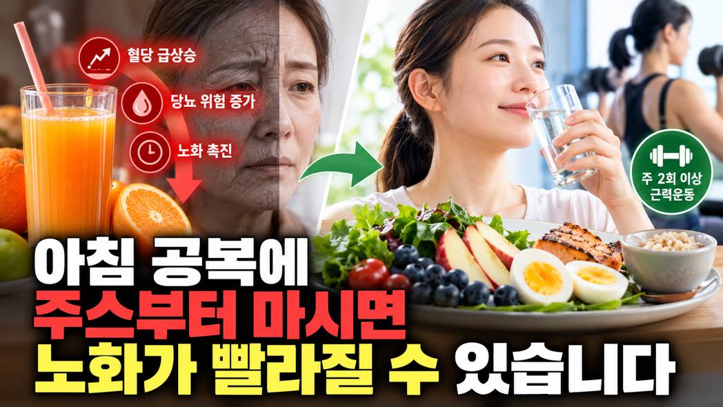 공덕 교정운동 PT | 아침 공복에 주스부터 마시면 노화가 빨라질 수 있습니다 - 1 - 20261017001915