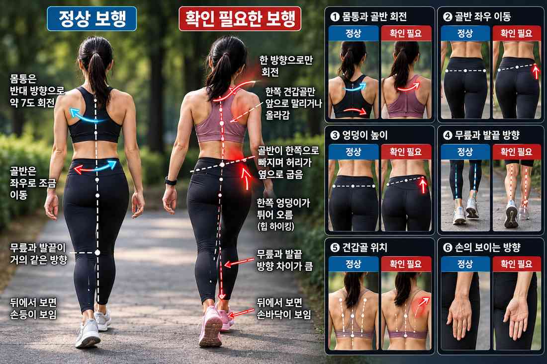 대흥 교정운동 PT | 걸음걸이 뒷모습으로 보는 척추와 골반 - 보행분석 체크 6곳 - 1 - 20261014002758