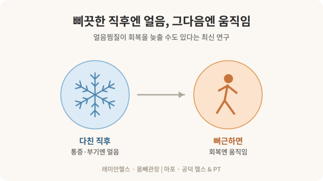 염리 피티 PT 헬스 발목 삐끗하면 무조건 얼음찜질? 오히려 회복이 늦어질 수 있습니다 - 1 - 20260603213859